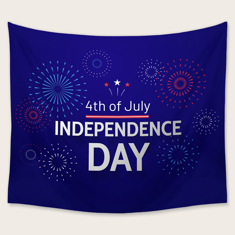 

Independence Day Decorative Tapestry, Multicolor