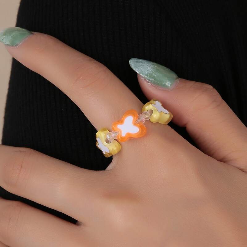 

Butterfly Decor Ring, Multicolor