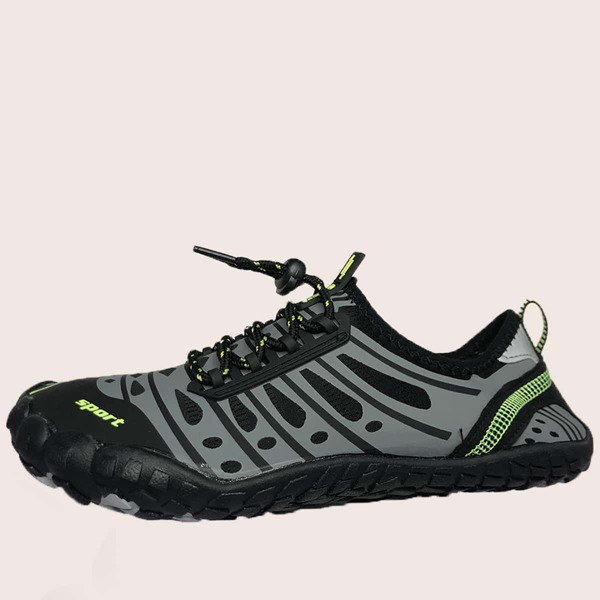 

Men Drawstring Front Sneakers, Dark grey