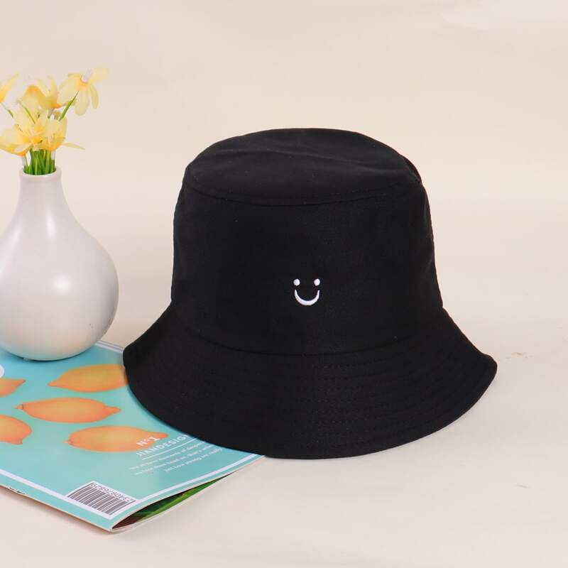 

Expression Embroidery Bucket Hat, Black