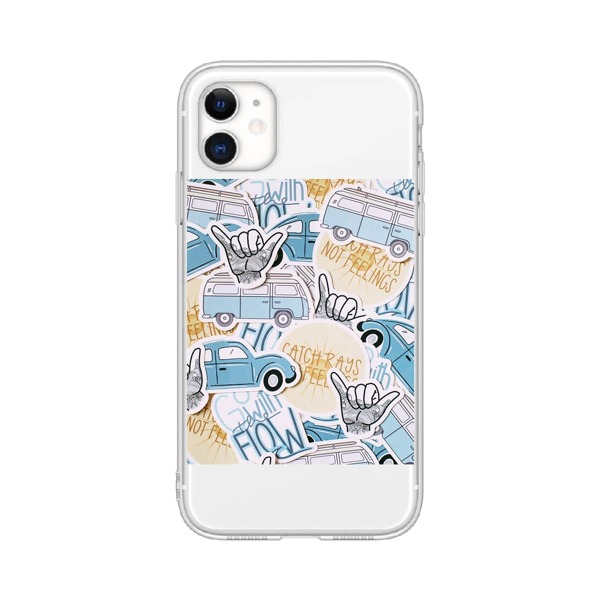 

Cartoon Bus Phone Case, Multicolor