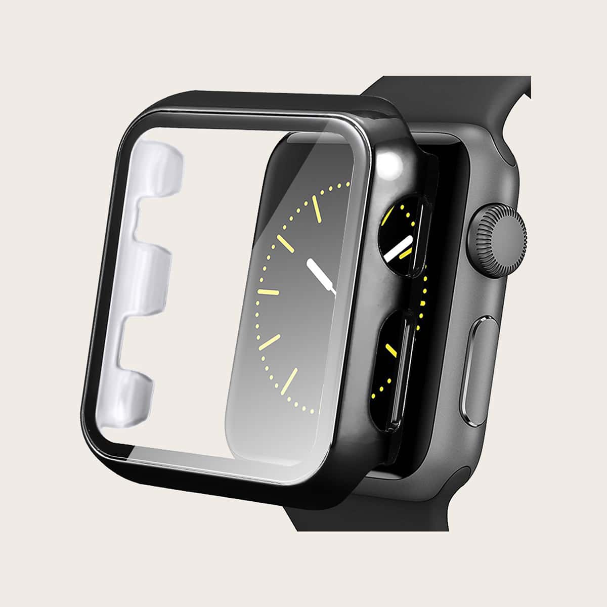 

Contrast Frame Apple Watch Case, Black
