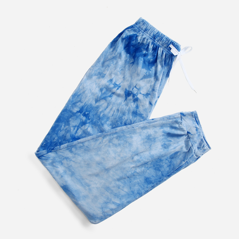 

Tie Dye Knot Sweatpants, Blue