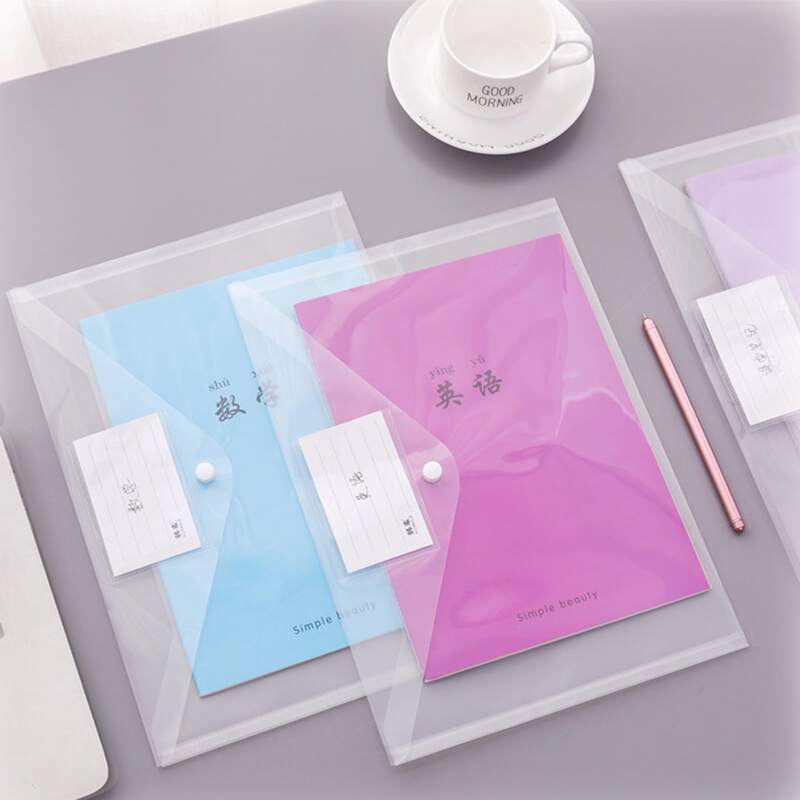

1pc Clear File Storage Bag