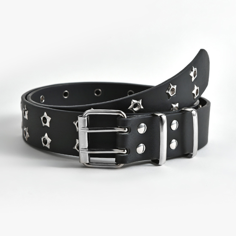 

Eyelet Buckle Belt, Black