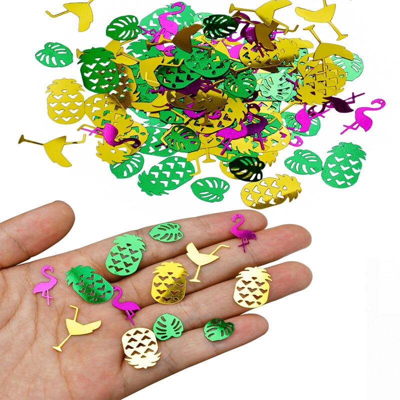 

150pcs Pineapple Shaped Throwing Confetti, Multicolor