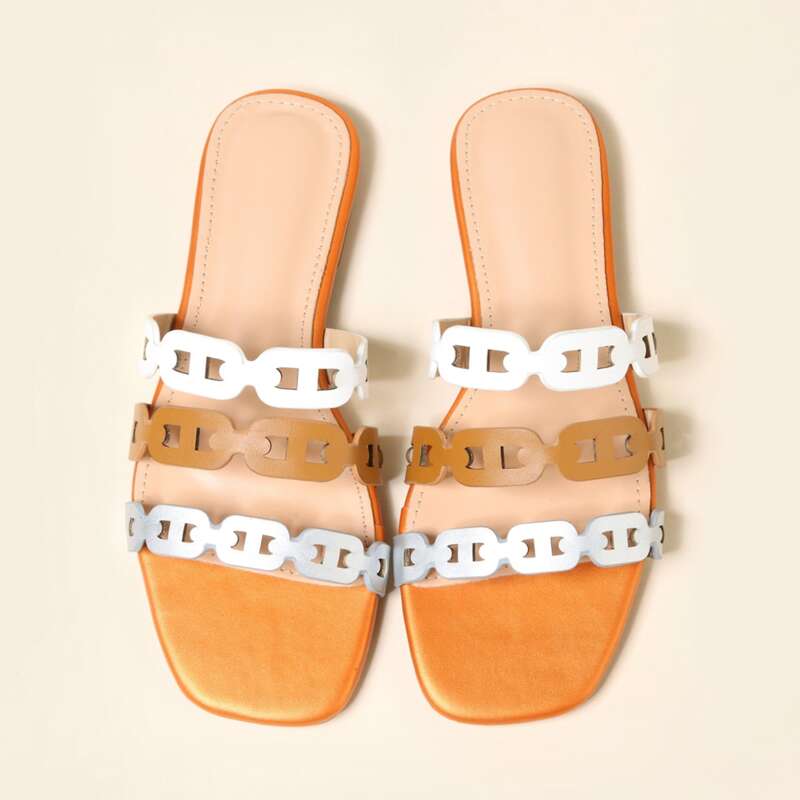 

Colorful Slide Sandals, Multicolor