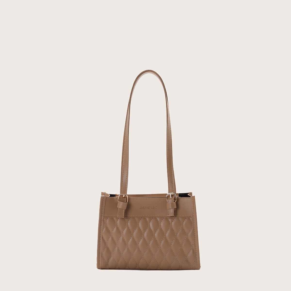 

Quilted Shoulder Bag, Khaki