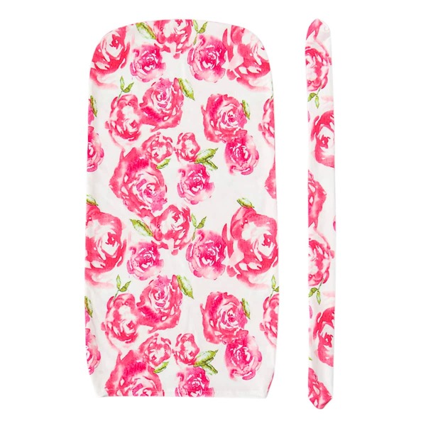 

Baby Girl Allover Floral Sleep Bag With Headband, Multicolor