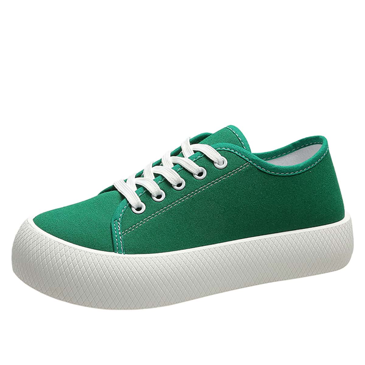 

Lace-up Front Skate Shoes, Green