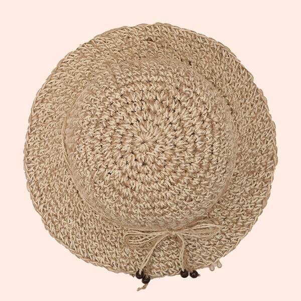 

Bow Tie Hat, Beige