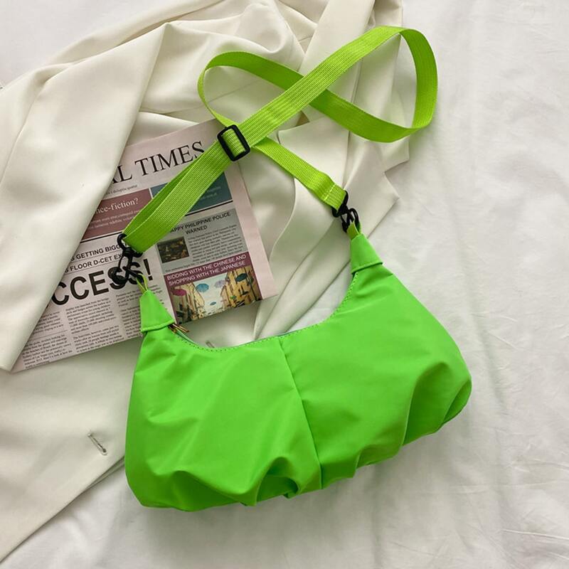 

Solid Crossbody Bag, Green