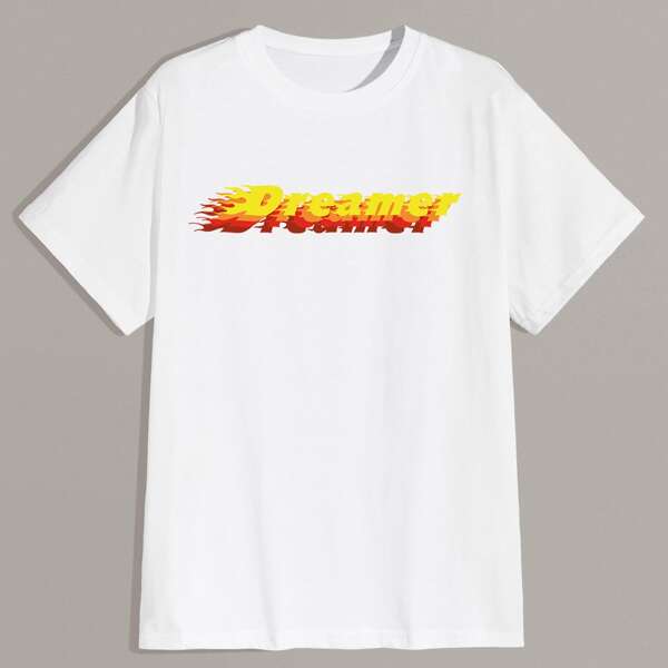 

Guys Letter Tee, White
