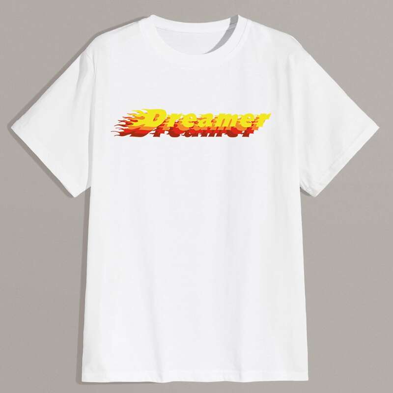 

Guys Letter Tee, White