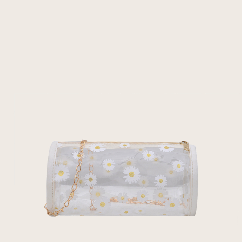

Daisy Graphic Crossbody Bag, White