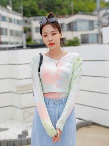 DAZY Tie Dye Crop Tee