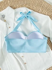 Top bikini halter push up - Celeste - Ver 2