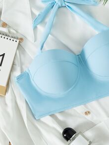 Top bikini halter push up - Celeste - Ver 6