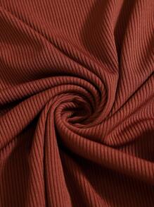 SHEIN Essnce 3pcs Solid Ribbed Tank Bodysuit - Multicolor - View 4