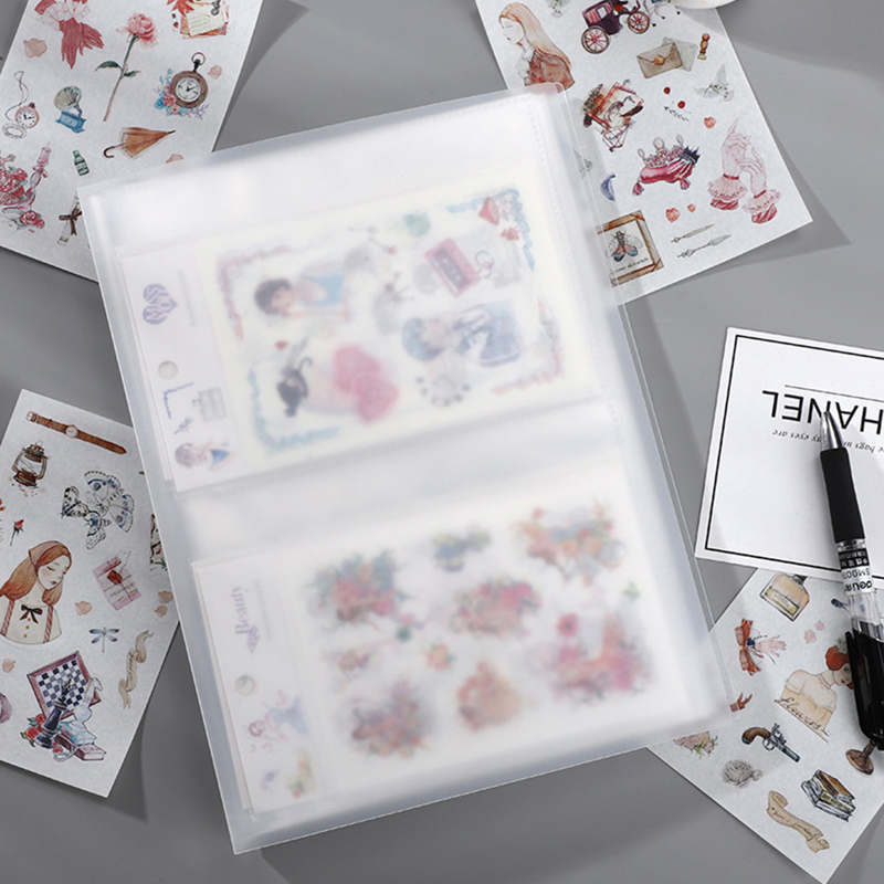 

1pc Clear File Pocket, White