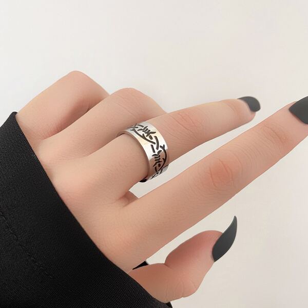 

Stainless Steel Ring, Silver
