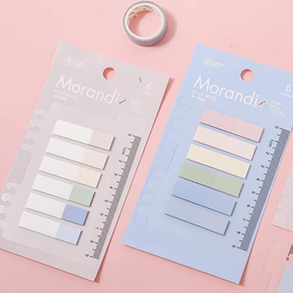 

1pc Random Index Sticky Note, Multicolor