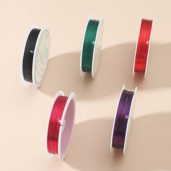 

5rolls Copper Wire, Multicolor