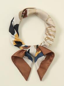 1pc Graphic Scarf - Multicolor - View 1