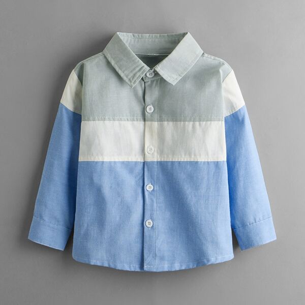 

Toddler Boys Cut And Sew Shirt, Multicolor