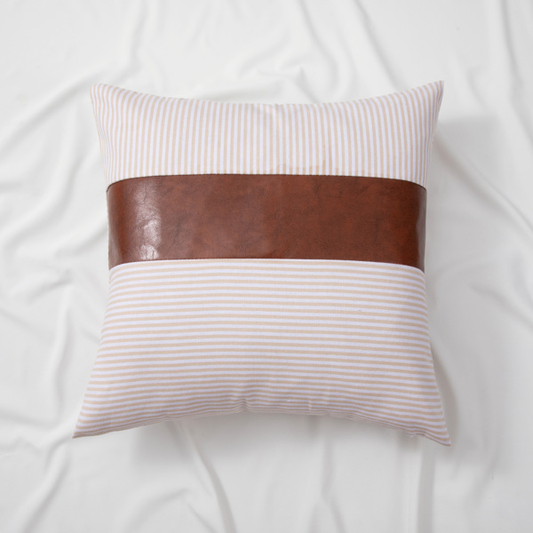 

Striped Pattern Cushion Cover Without Filler, Multicolor