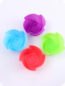 Khuôn bánh ngẫu nhiên hình hoa hồng 1 cái - Nhiều màu - Xem 2
