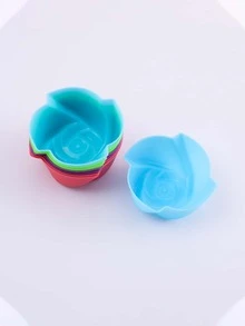 Khuôn bánh ngẫu nhiên hình hoa hồng 1 cái - Nhiều màu - Xem 3