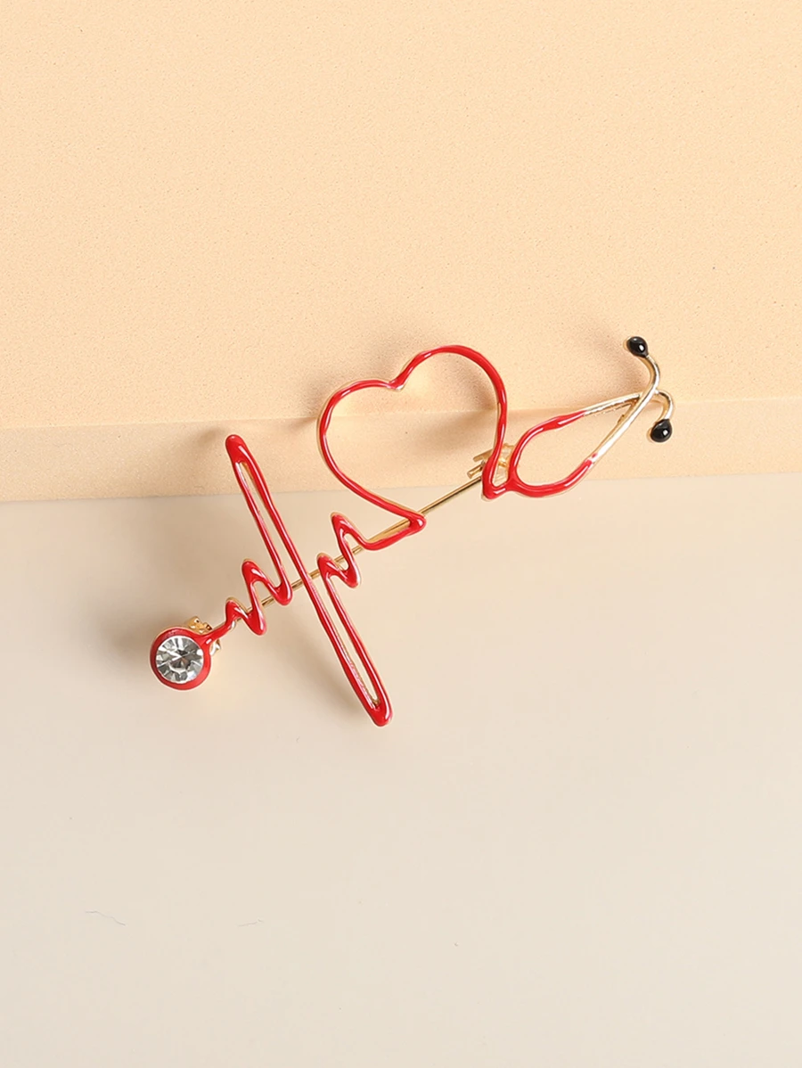 Heart Beating Brooch