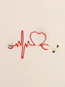 Heart Beating Brooch