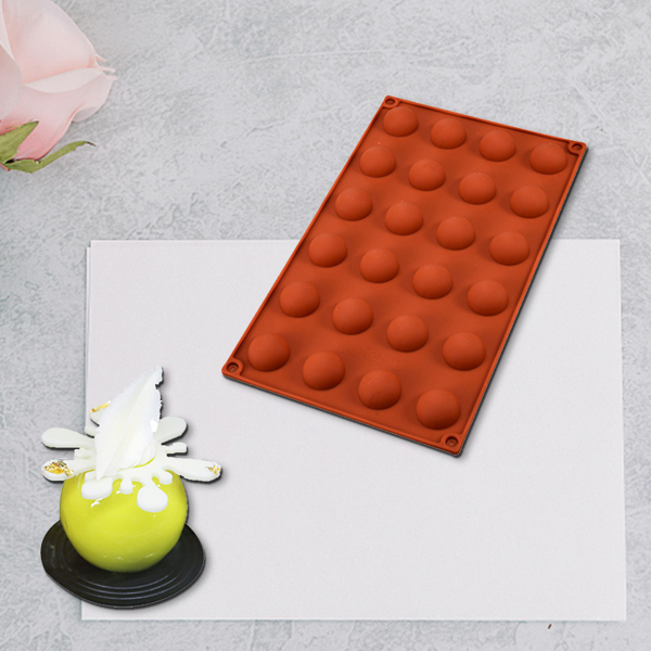 

1pc Silicone Chocolate Mold, Burnt orange