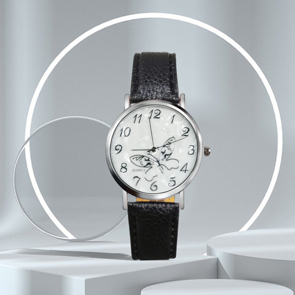 

Butterfly Pattern Dial Quartz Watch