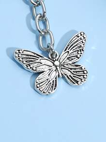 Móc khóa Bươm bướm - Bạc - Xem 3