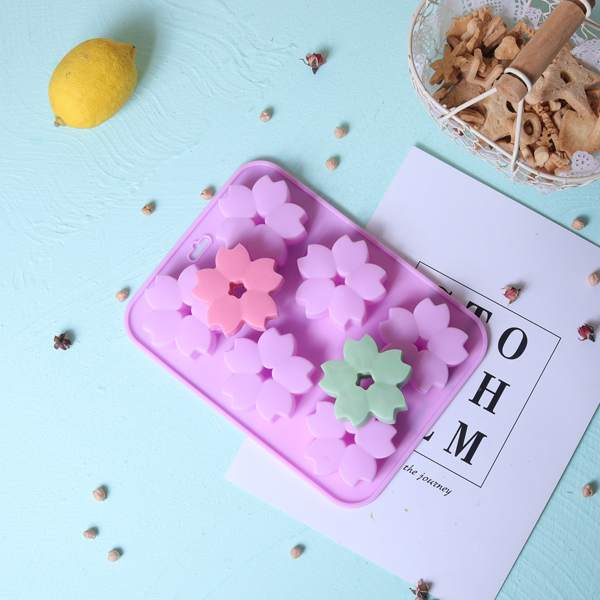 

1pc Flower Design Mold, Pink
