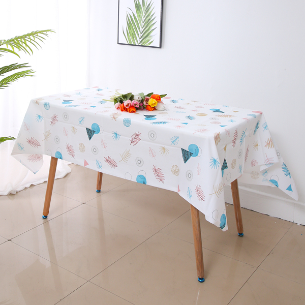 

Leaf Print Tablecloth, Multicolor