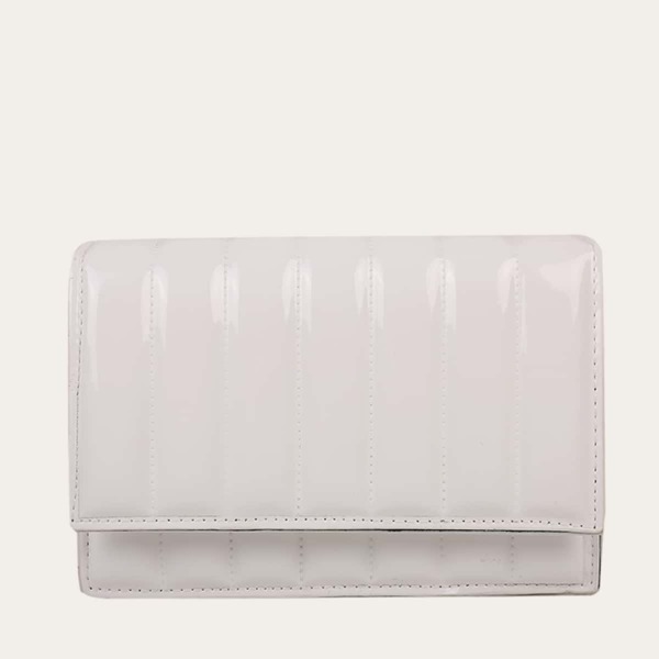 

Stitch Detail Chain Crossbody Bag, White