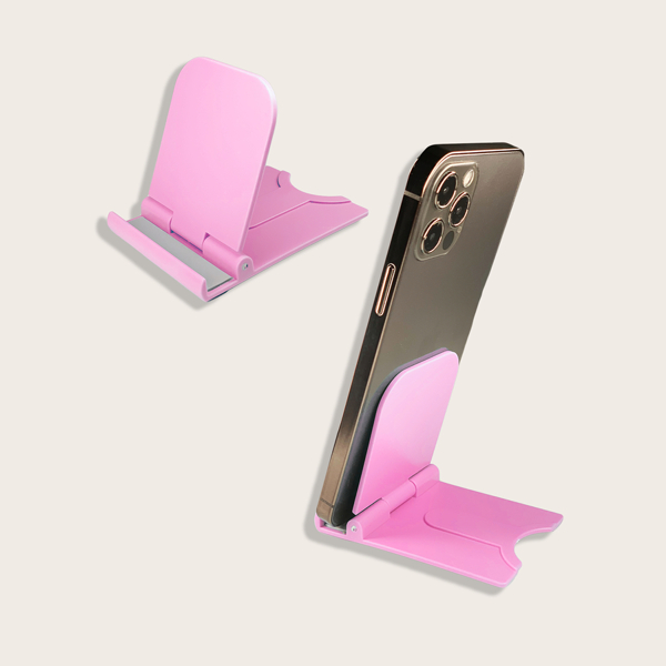 

Foldable Desktop Phone Holder, Pink