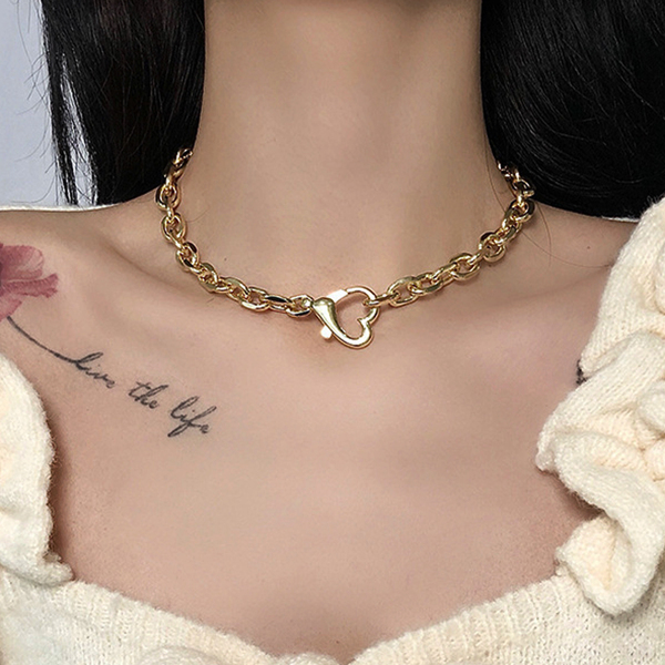 

Alloy Chain Necklace, Gold