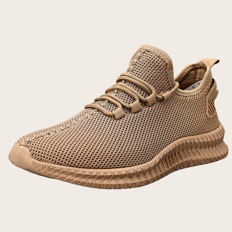 

Guys Lace-up Decor Sneakers, Brown
