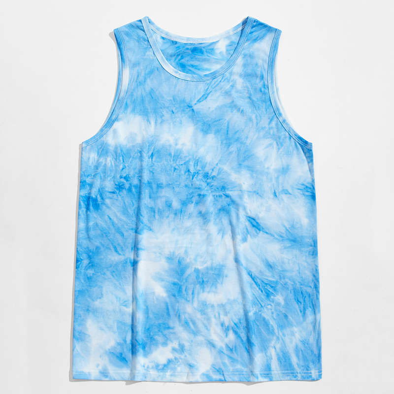 

Guys Tie Dye Tank, Blue