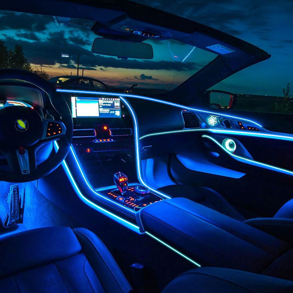 

1pc Led Car Light, Mint blue