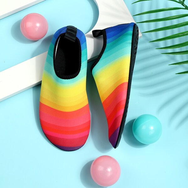 

Colorblock Slip On Water Shoes, Multicolor