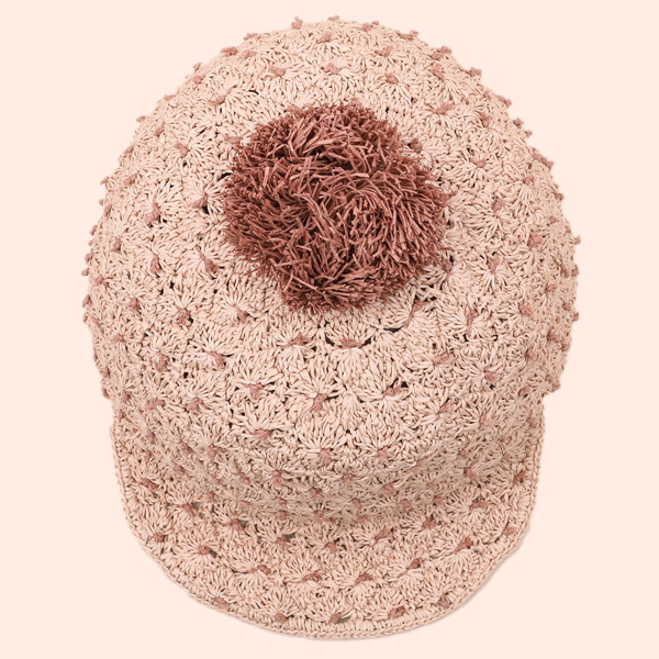 

Hollow Out Hat, Pink