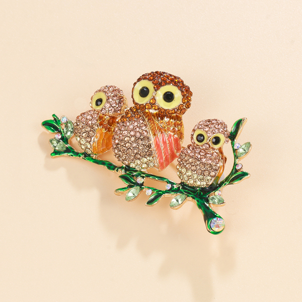 

Rhinestone Animal Decor Brooch, Multicolor