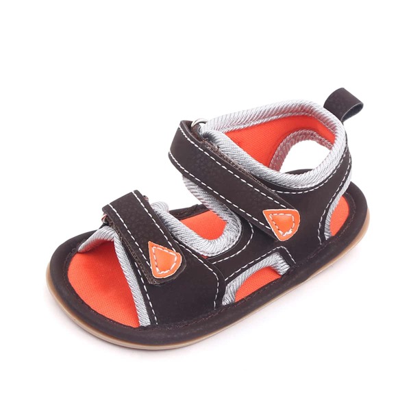 

Baby Boy Velcro Strap Sandals, Orange