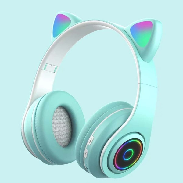 

Наушники Bluetooth с кошачьими ушками, Синий